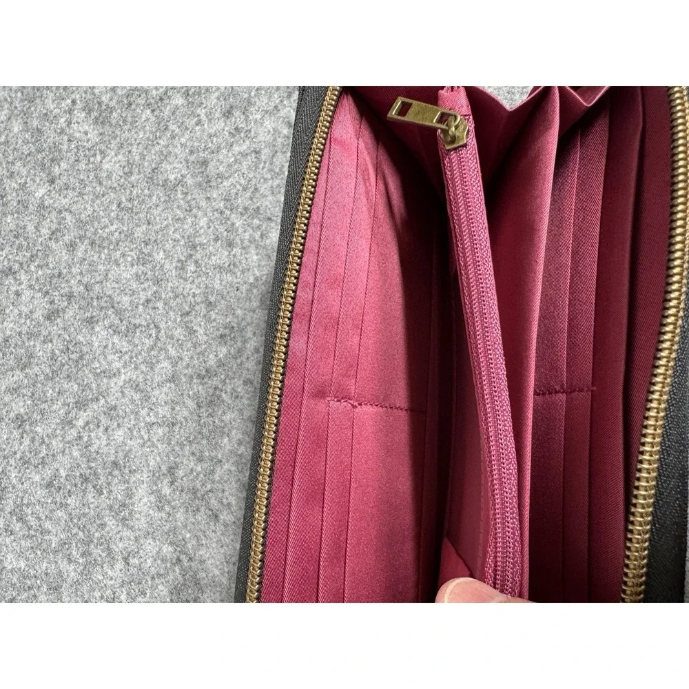 Travelon Wallet Black Travel Nylon Zip RFID Blocking‎